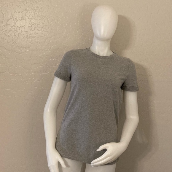 Lululemon All Time Tee Heathered Gray Size 4 - Picture 2 of 13